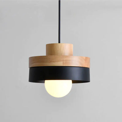 Modern Style Wooden Acorn Chandelier