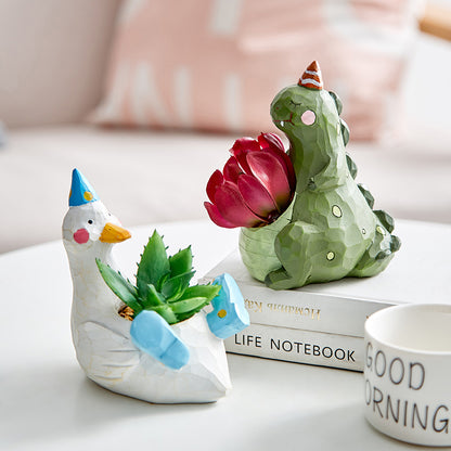 Kitsch Animal Flower Pots